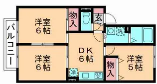 スプリングハイム A【1階】の間取り
