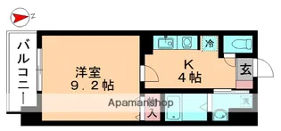 1Kの間取り画像
