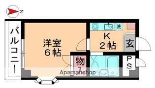 ジュネス本町【3階】の間取り