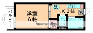 ハイツマリーゴールド【202号室】の間取り