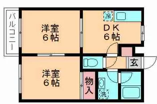 ピュアパレス【2階】の間取り