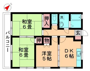 スズキハイツ【2階】の間取り