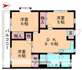 チェリーハイム【205号室】の間取り