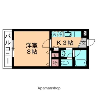 サニープラザ(SB)【203号室】の間取り