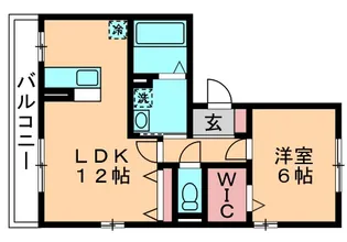 リビングタウンみつわ台【1階】の間取り