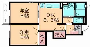 ピーノパストラル4【1階】の間取り