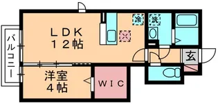 ボヌールヴィー【1階】の間取り