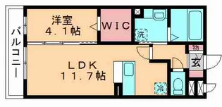 アネーロヴィータ【3階】の間取り