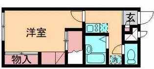 レオパレスミユキ【1階】の間取り
