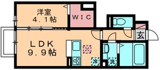 グレイスコート【1階】の間取り