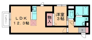 メゾン小倉台【2階】の間取り