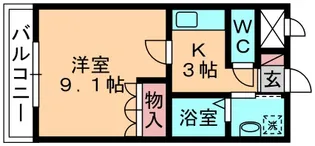 SOUTHERN・CROSS【1階】の間取り