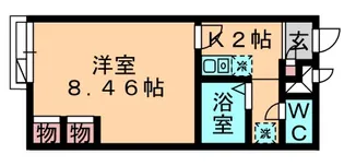 レオパレスMONE【1階】の間取り