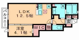 アイチ8 B棟【1階】の間取り