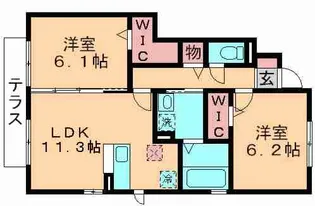 山王NTステージ A【1階】の間取り