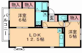 ラフィネ FG【2階】の間取り