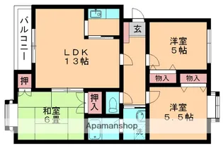 メゾン・グリーンリーフ(SB)【208号室】の間取り