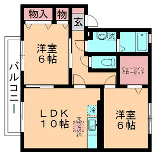 ピュア 雅【2階】の間取り