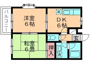 ピュアパレス【1階】の間取り
