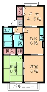 カルミア・アネックス【2階】の間取り