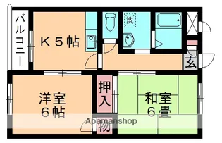 リヴェール矢作【202号室】の間取り