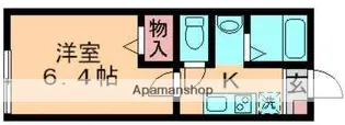 グランフェリオ都賀【2階】の間取り