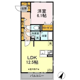 レジデンス・デュオ【2階】の間取り