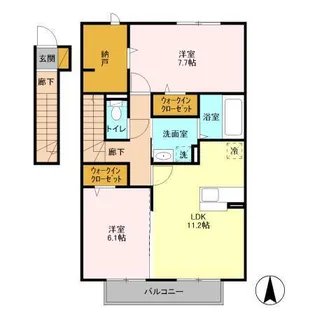 山王NTステージ B【1階】の間取り