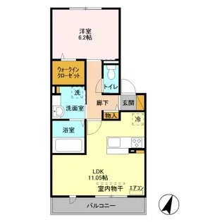WARABI【2階】の間取り
