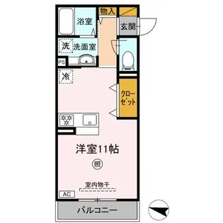 エヴァーラスティング千葉【3階】の間取り