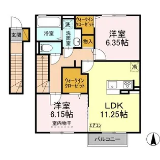 メゾン ブリーゼ【2階】の間取り