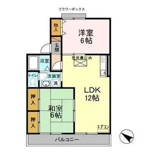 カーサみつわ台 H【2階】の間取り