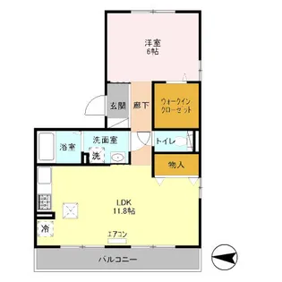 サキクサノ郷Ⅲ【1階】の間取り