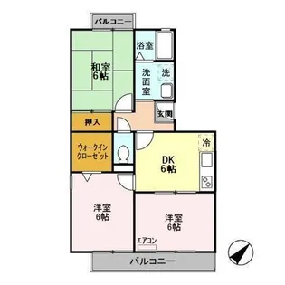 フェニックス B【3階】の間取り