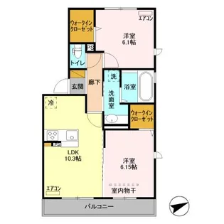 プリマヴェーラ【3階】の間取り