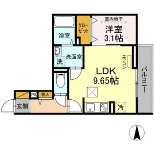 CASA MIA【1階】の間取り