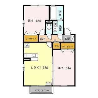 ロイヤルガーデン KIRINOKI【1階】の間取り