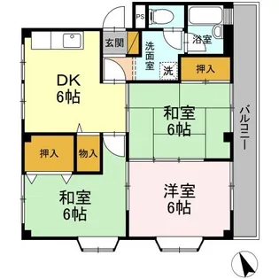 レジデンス齊藤【1階】の間取り