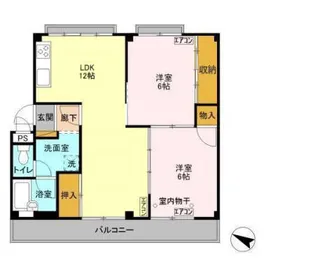 レジデンス齊藤【1階】の間取り