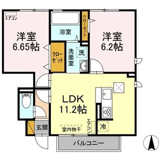 エル・ドラード A【1階】の間取り