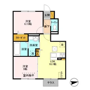 エスペランサ A棟【1階】の間取り
