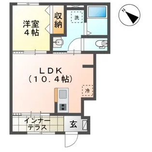 ウィズダム コート【1階】の間取り