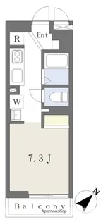 グランメール【3階】の間取り