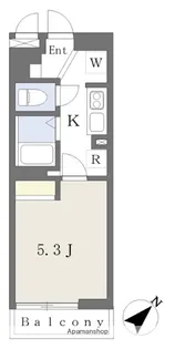 グランメール【1階】の間取り