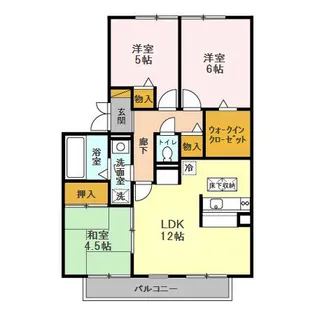 ドミール A【1階】の間取り