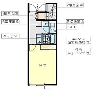レオネクストチャコルル【1階】の間取り