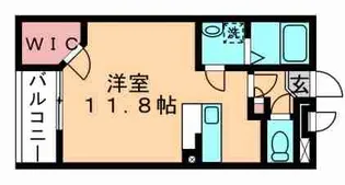 レオネクストウォーターリリー【1階】の間取り