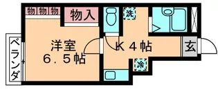 レオパレスソレイユ【1階】の間取り