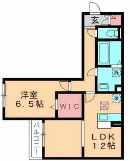 SEJOUR BOW(セジュール ボウ)【105号室】の間取り