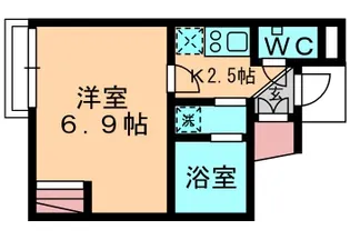 レオパレスコンフォート【1階】の間取り